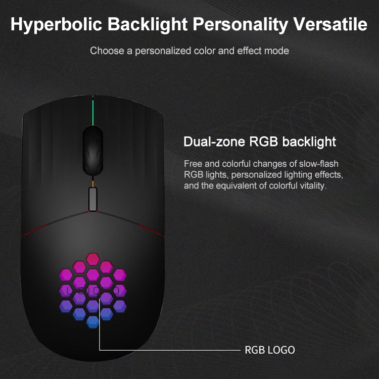 MKESPN SXS-838 Type-C Interface Rechargeable Wireless Mouse. 