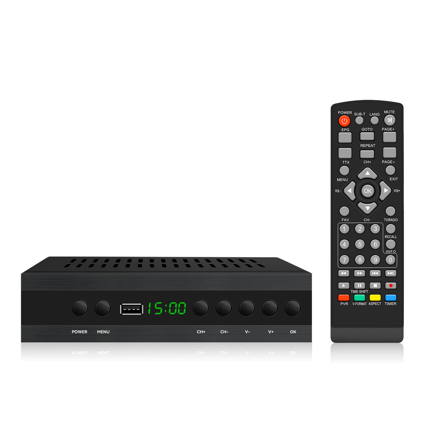 JN-821T2 Spain EU TDT HD Decoder DVB-T2 H.265 HEVC FTA Tuner PVR Digital SCART TV Receiver for View High-definition Channels. 