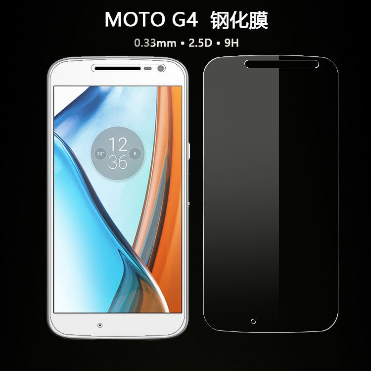 【VisioN Shop】Order message mobile +  Tempered Glass Screen Protector Film for Moto G4 Plus G4 Play Screen Protector. 
