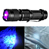 UV Ultra Violet LED Zoomable 3 Modes Torch Blklight Light Lamp. 