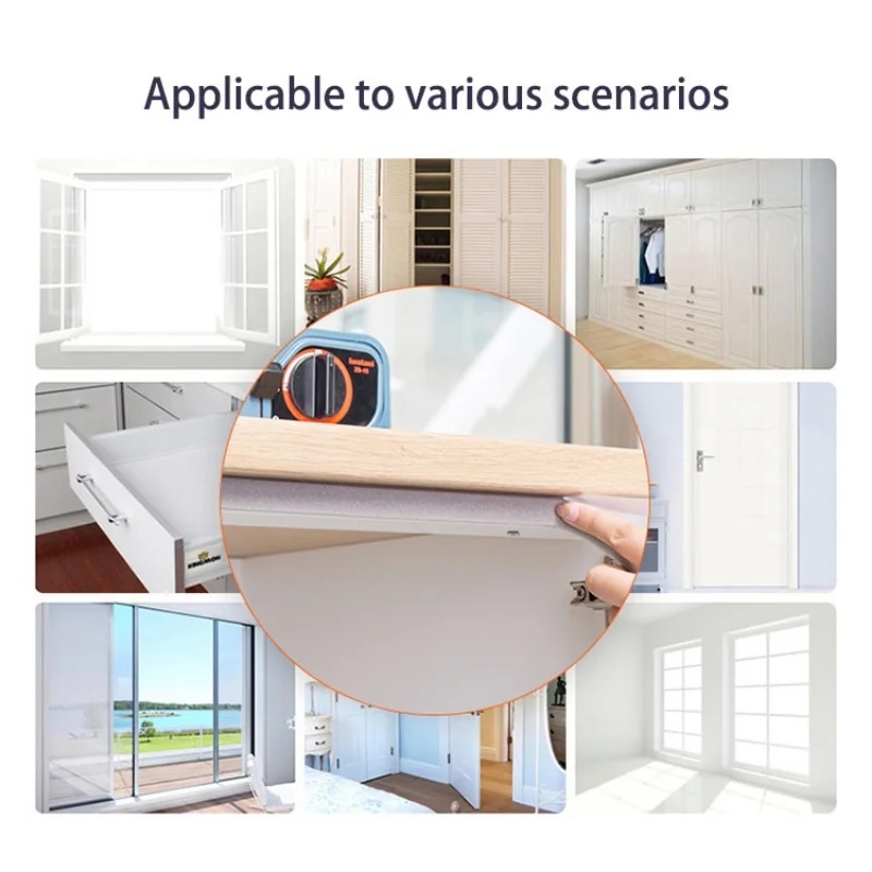 4M（2 Roll） Air Conditioner Insulation Foam Tape Sponge Window Sealing Strips Sound-Proof Weather Stripping Door Seal Gap Blocke. 