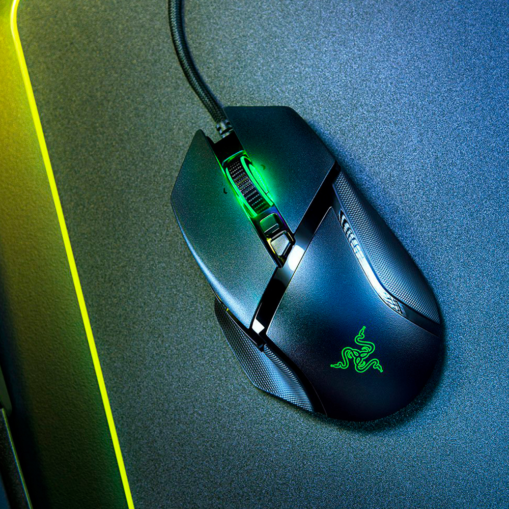 Razer Basilisk V2 Gaming Mouse 20000 DPI Optical Sensor Chroma RGB Lighting 11 Programmable Buttons Customizable Scroll Resistance Right-handed Mouse Mice Black. 