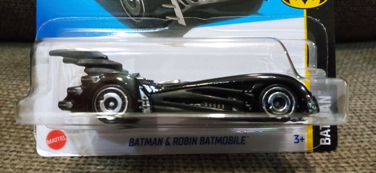 Hot Wheels 2024 Release (Mainline) Batman & Robin Batmobile, Scale - 1:64. 