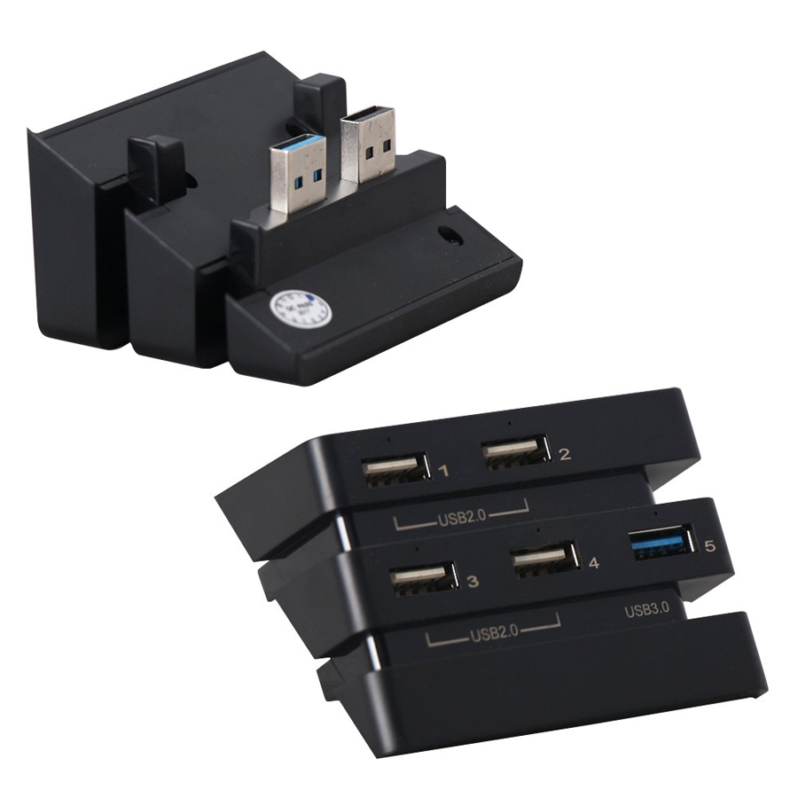 PS4 Pro 5 USB Ports HUB USB 3.0 2.0 High Speed Expansion Hub Charger Controller Adapter Connector for Play Station 4 PS 4 PRO. 