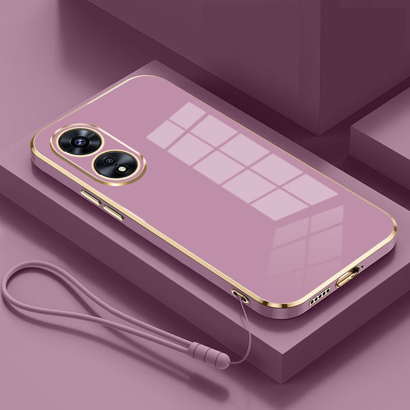 For Honor X5 Plus Case Luxury Square Plating Honor X5 Plus Phone Case WOD-LX1 WOD-LX2 ShockProof Soft Silicone Back Cover Fundas