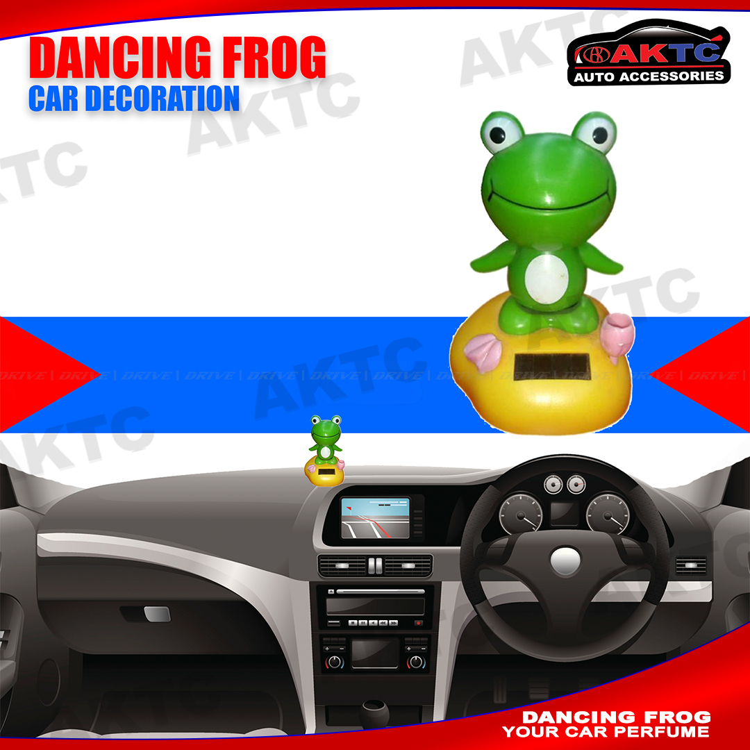 Solar Dancing Frog - Multicolor. 