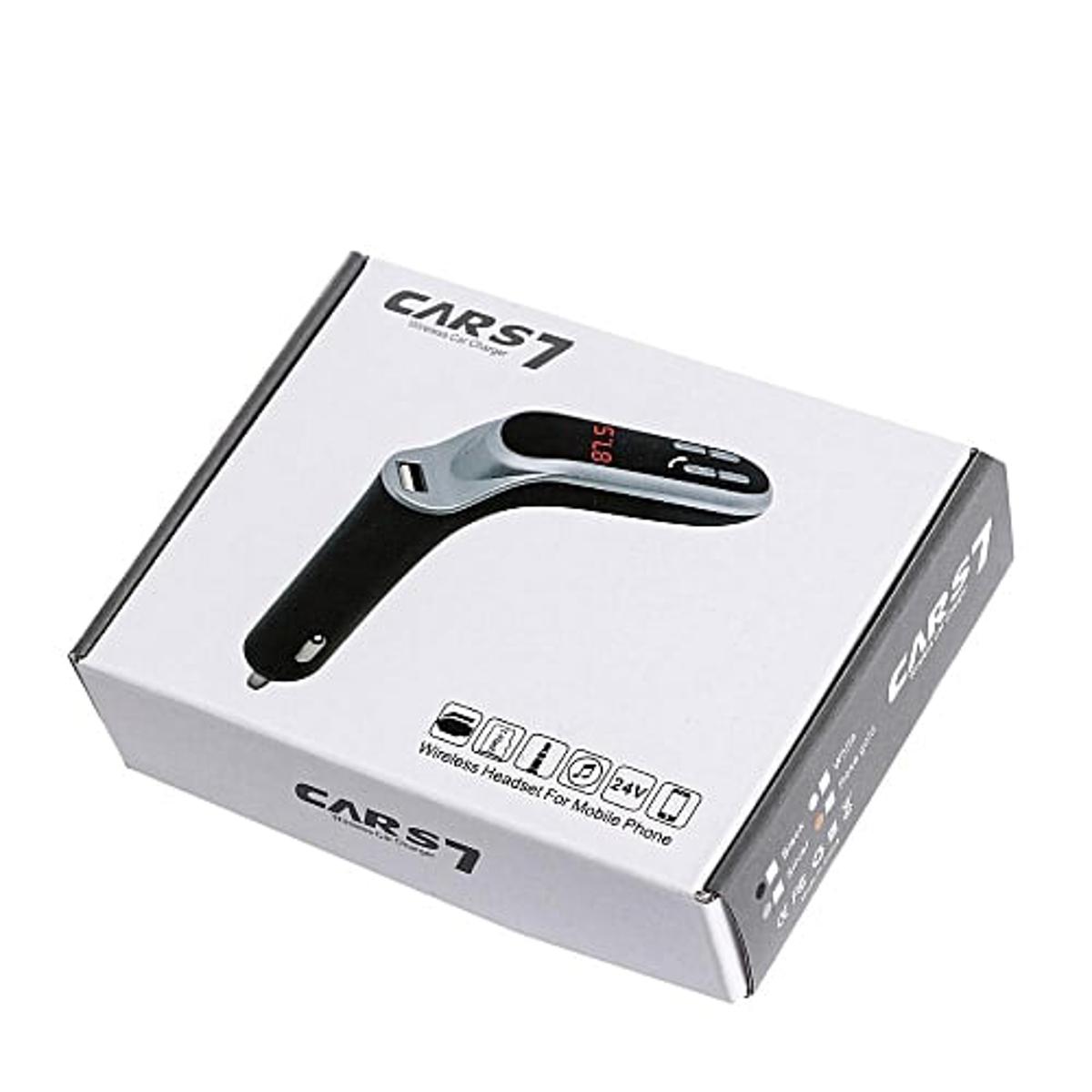 CARS7 Bluetooth Car Charger with Digital Display for Mobile Phone