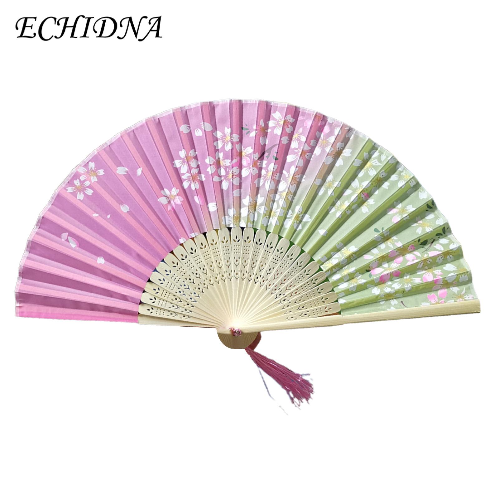 Folding Fan Exquisite Chinese Bamboo Hand Fan with Tassel Lightweight Portable for Daily Use Perfect for Southeast Asian Buyers Portable Fan