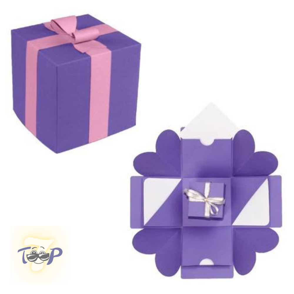 Explosion Box greetings Card. 