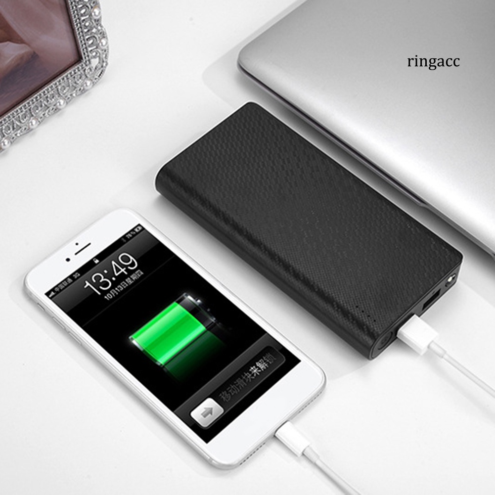 【RG Universal Empty DIY Dual USB 18650 Battery Enclosure Mobile Power Bank Case. 