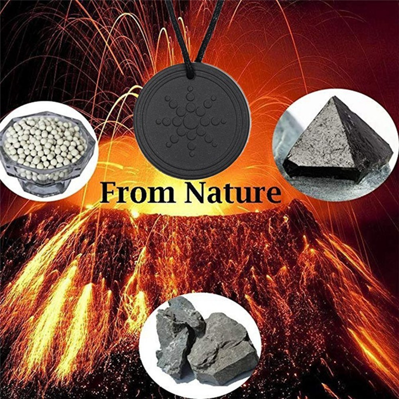 5X New Anti Radiation Shield EMF Protection Negative Ion Balance Energy Necklace Pendant