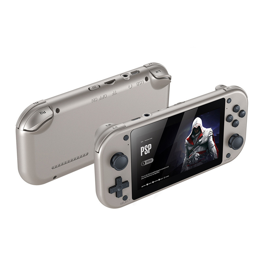 Qiunery 4.3 Inch Video Game Console With Built In 20000+ Games Games 1500MAH Battery Game Console 4K HD Video Nostalgic Game Controller 3D Joystick Console For Kids Men Women. 