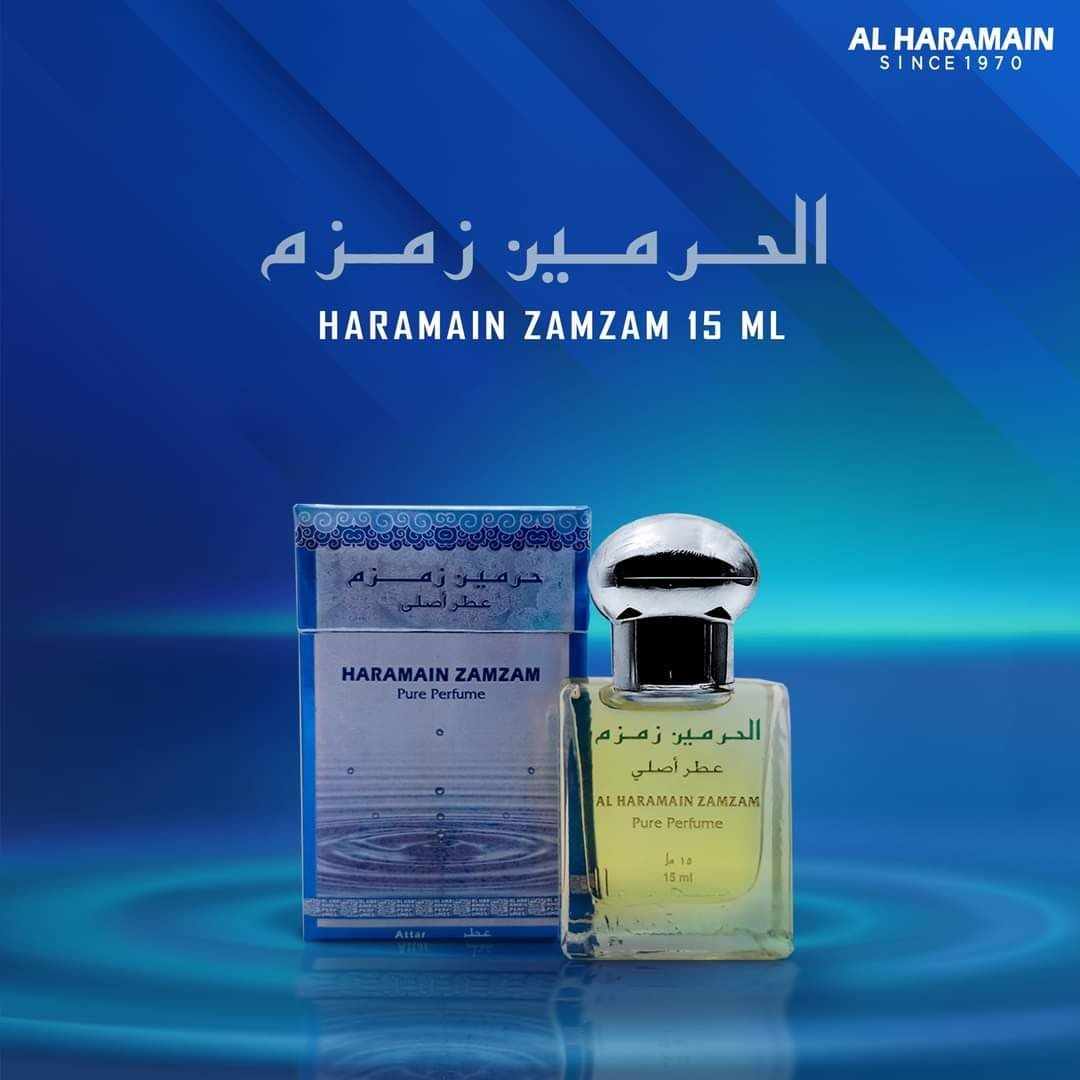 ZAMZAM ATTAR  - 15 ml - Real & Natural Fragrance - Premium quality - Use on cloth for best results - made in U.A.E. 