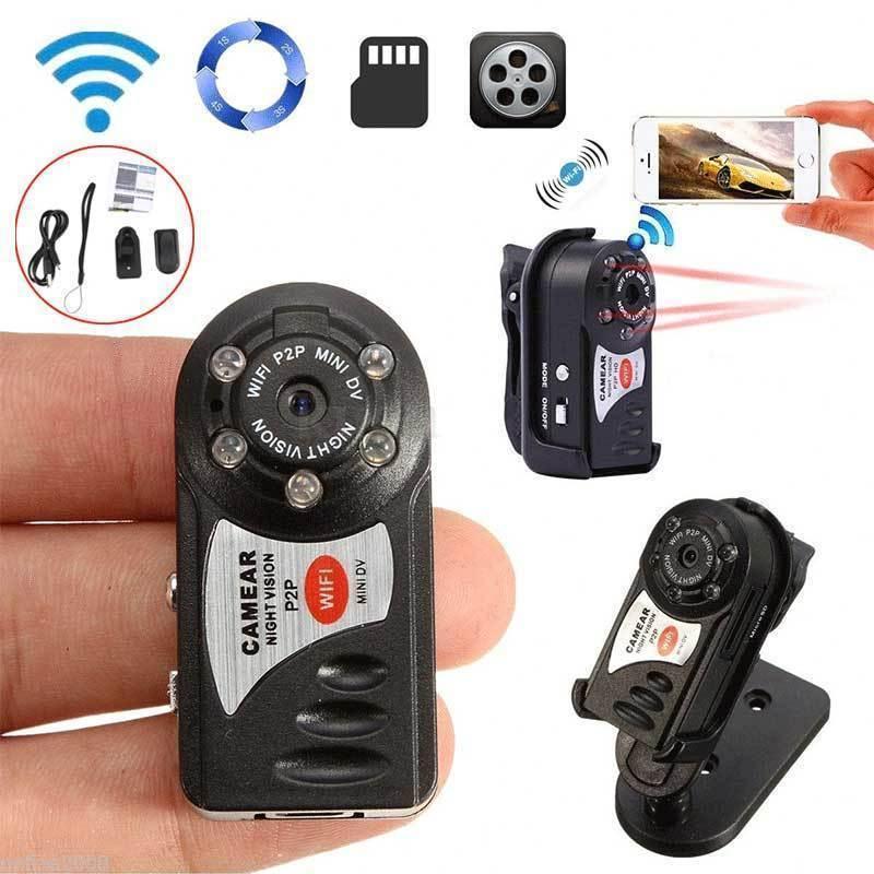 HuilopkerWireless Q7 WIFI Camera P2P Mini DV Night Vision IR Video Recorder DVR. 