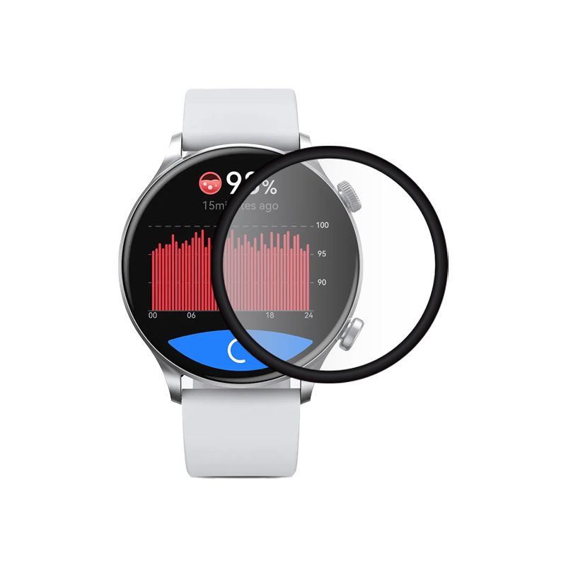 Xiaomi Haylou Solar Smart Watch Full Coverage Screen Protector-LS11/LS12/ LS16 Model 100 % Germ Free Soft Screen Protector for Xiaomi Watch. 
