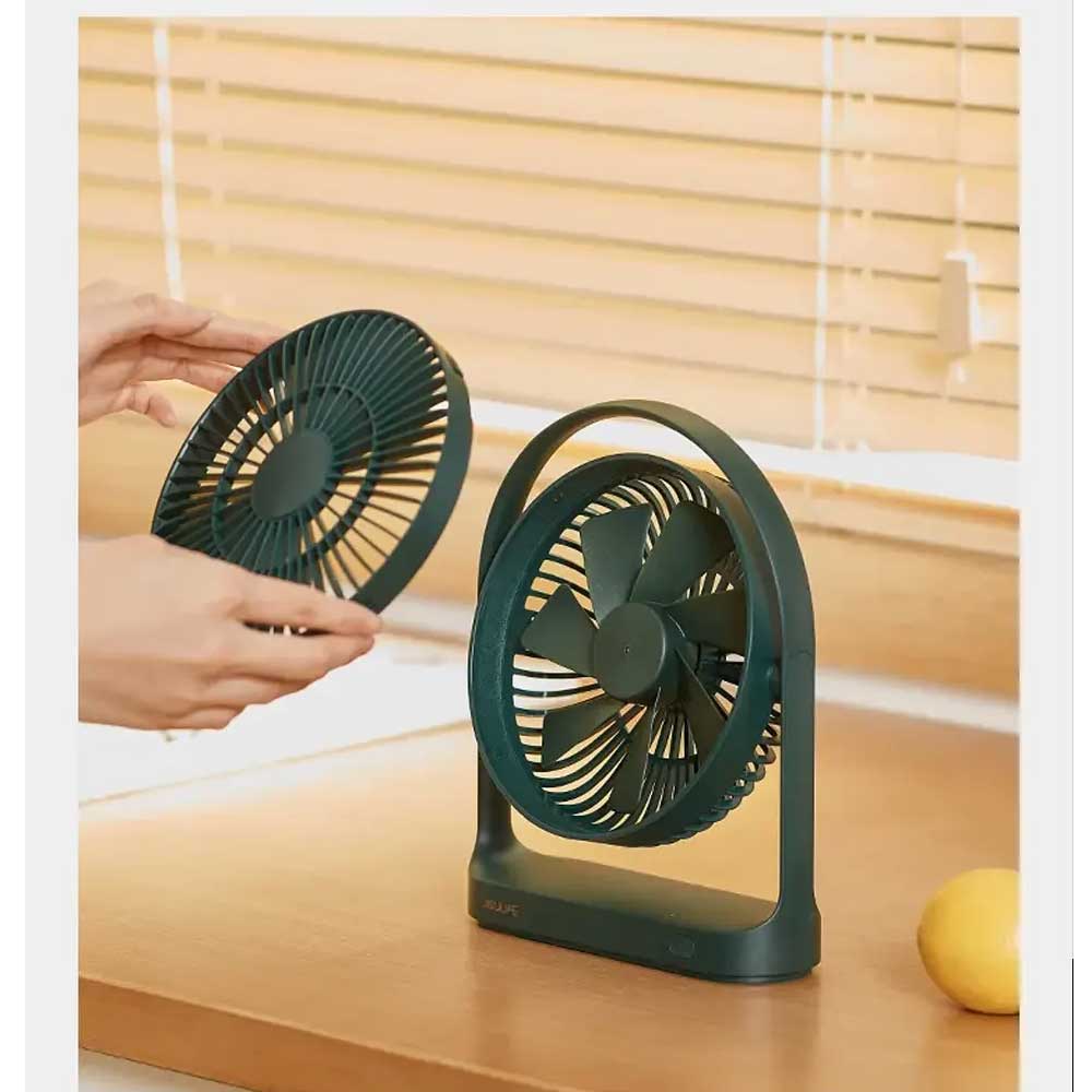 JISULIFE FA19 USB Portable Rechargeable Fan 4000mAH Battery with Type C Charging Port. 