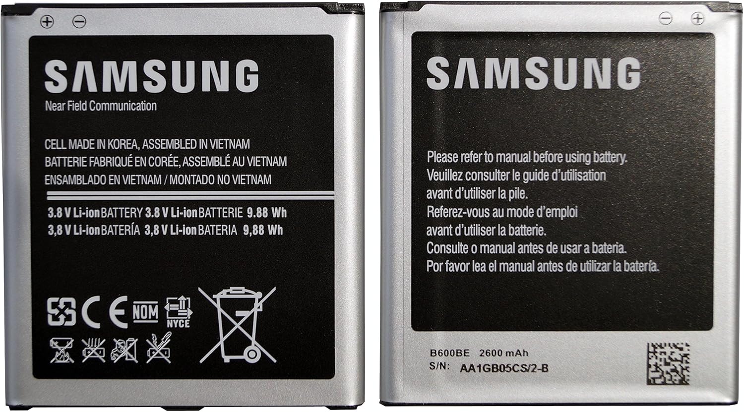 Samsung Galaxy S4 battery - i9500 i9505 B600BE 2600mAh 3.8V lithium-ion (battery 1)