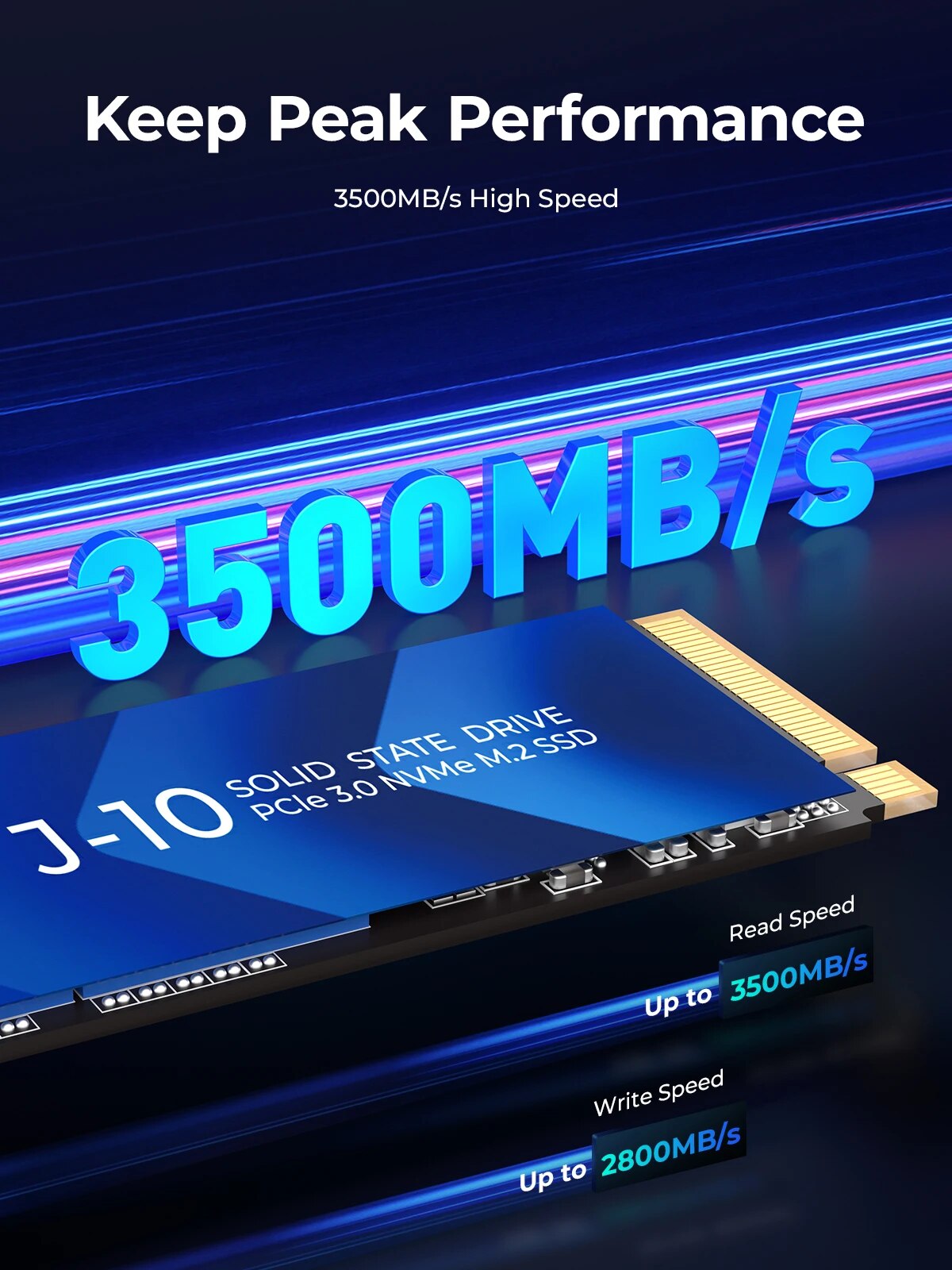 ORICO M.2 SSD M2 NVMe SSD PCIe 3.0 SSD NVMe Gen3 x4 SSD M.2 M Key 2280mm Internal Solid State Drive 1TB 2TB 4TB w/ Cooling Vest. 