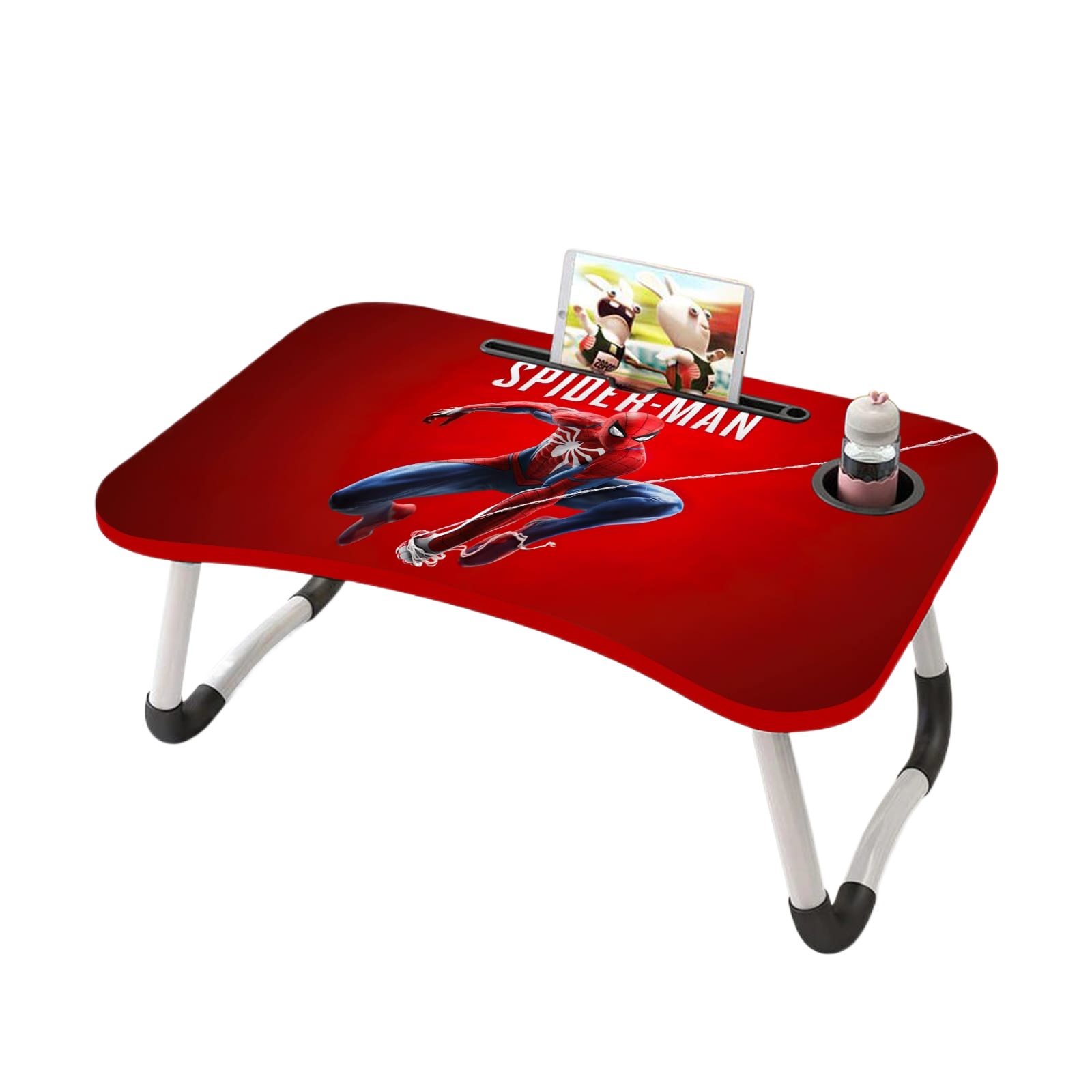 Car Digital Printed Portable Foldable Home Laptop/Notebook Stand Desk/Table for Study. 