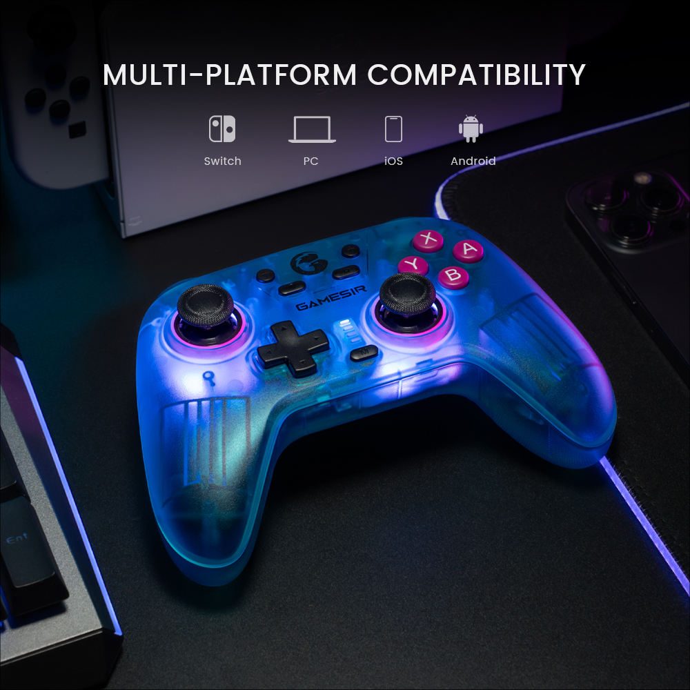 GameSir Nova Wireless Switch Controller Bluetooth Gamepad with Hall Effect for Nintendo Switch iPhone Android Phone PC. 