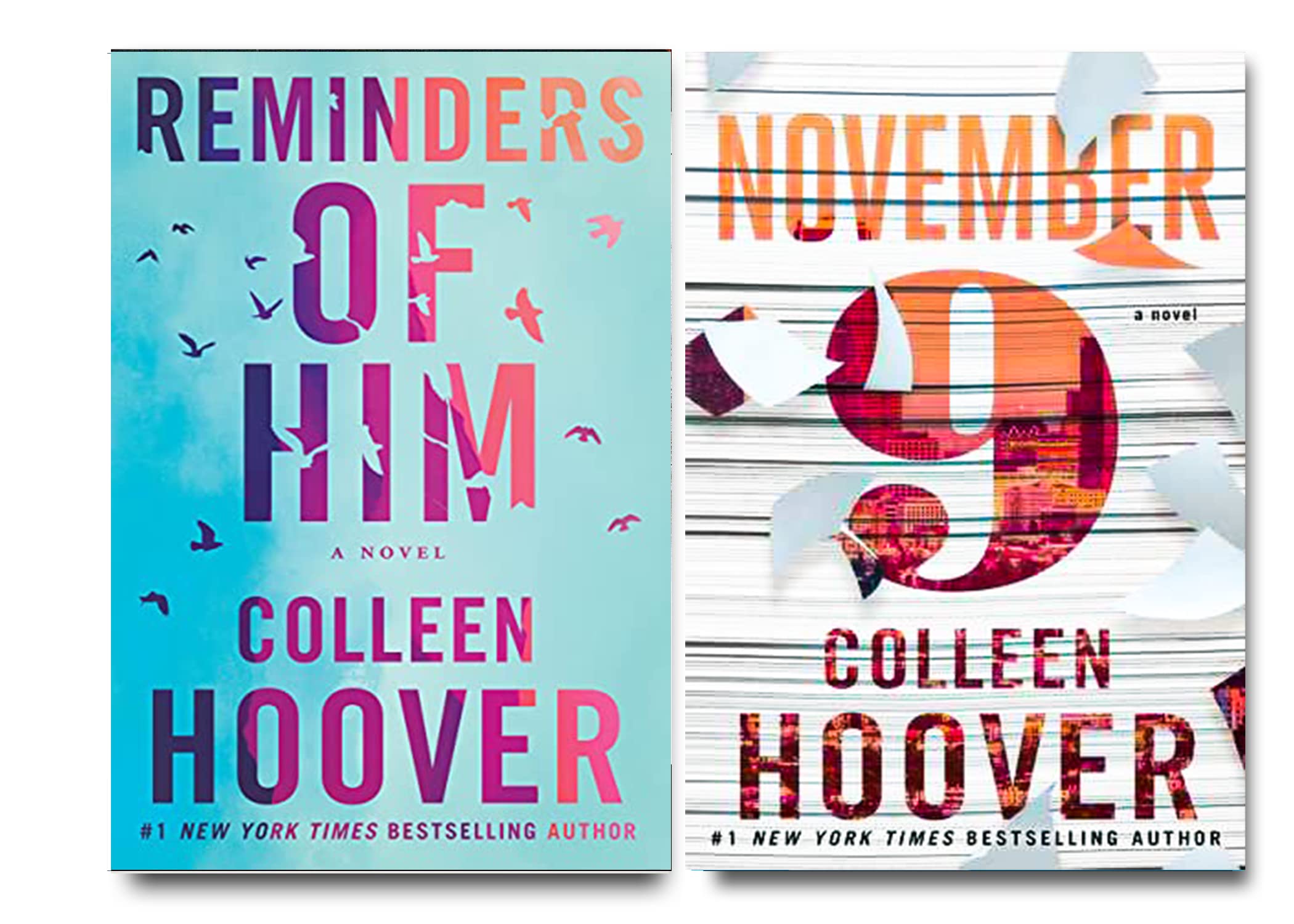 Colleen Hoover Superhit Collection 2 Books Combo (Reminders of Him + November 9). 