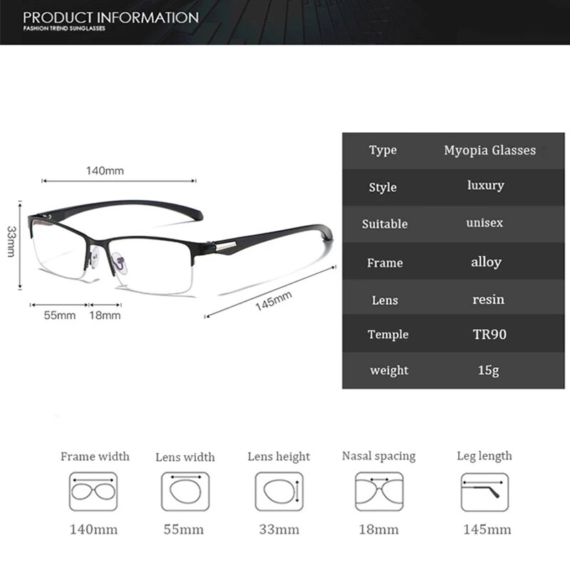 （New）Progreive Multifocal Reading Glae Men Handome Anti Blue Light Precription Glae Eye Glae Color Changing In unlight. 