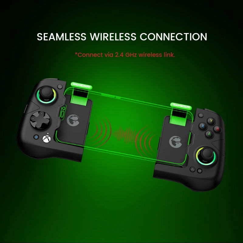 Gamesir X4 Aileron X4A XBOX Controller Portable Wireless Mobile Gaming Controller for Android PC Bluetooth Hall Effect Joysticks. 