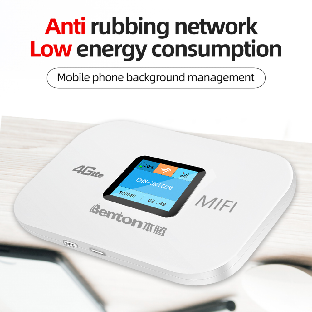 Benton 4G Lte Portable Wifi Router Type C Network Nano Card Unlimited Wireless WPS Dongle Mifi Routers Unlocked Hotspot 150Mbps. 