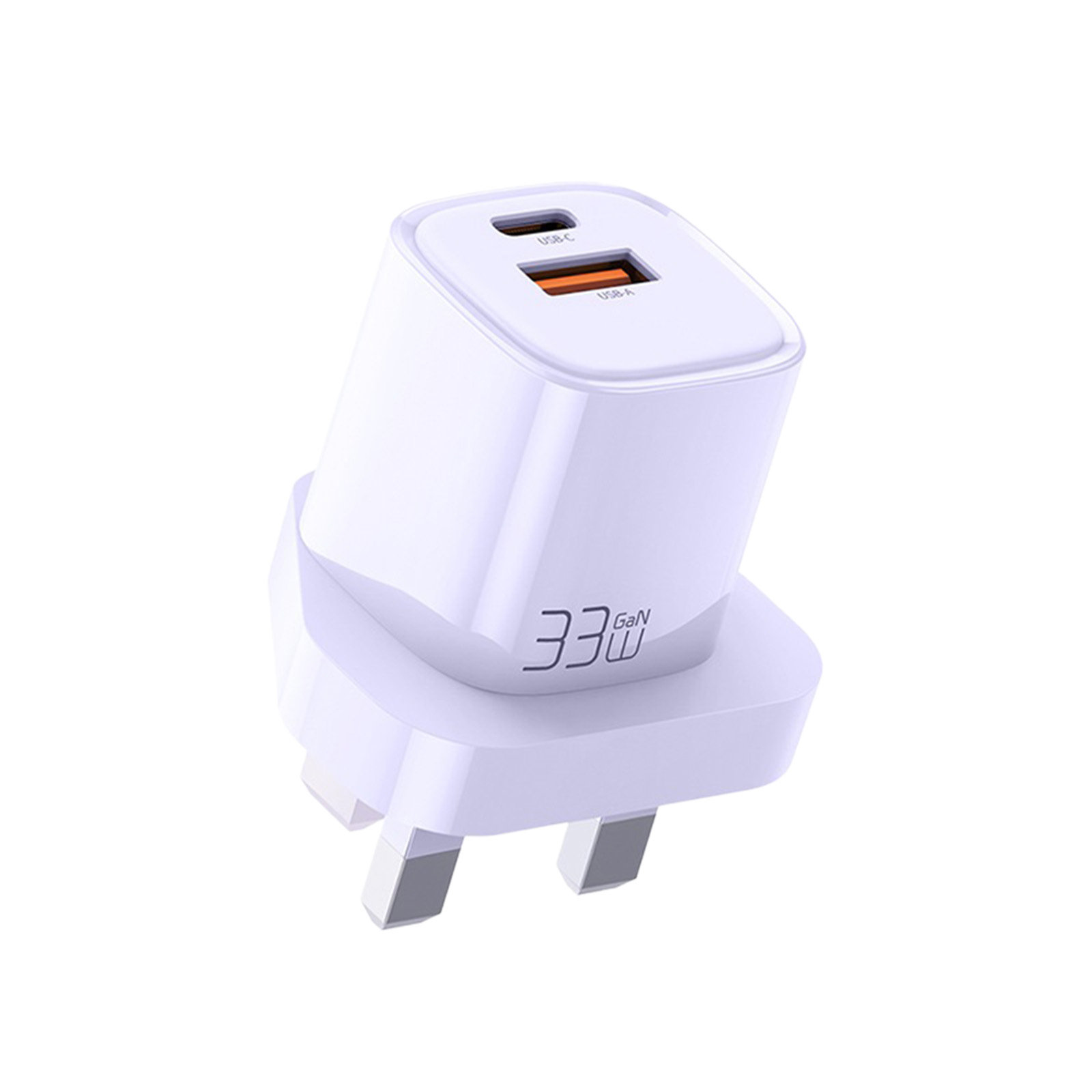 USB C Fast Wall Charger Block Fast Charging Plug Box Brick Cube 33W Dual Port PD Power Type C Charging For Laptops Smart Phone. 