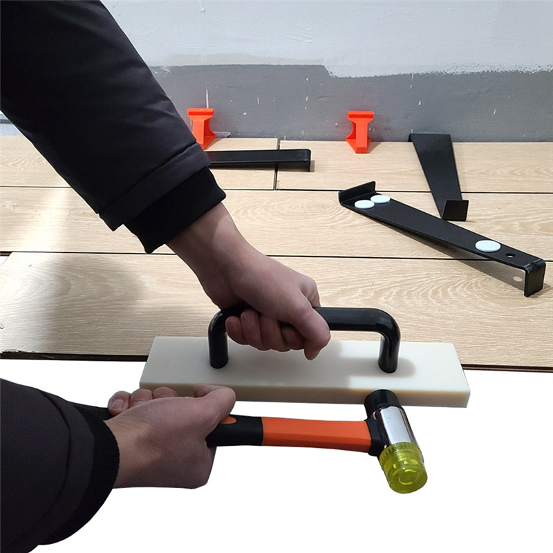 Tapping Block for Vinyl Plank Flooring Install Flooring Tapping Block with Big Handle Lengthen Floor Tools (250mm). 