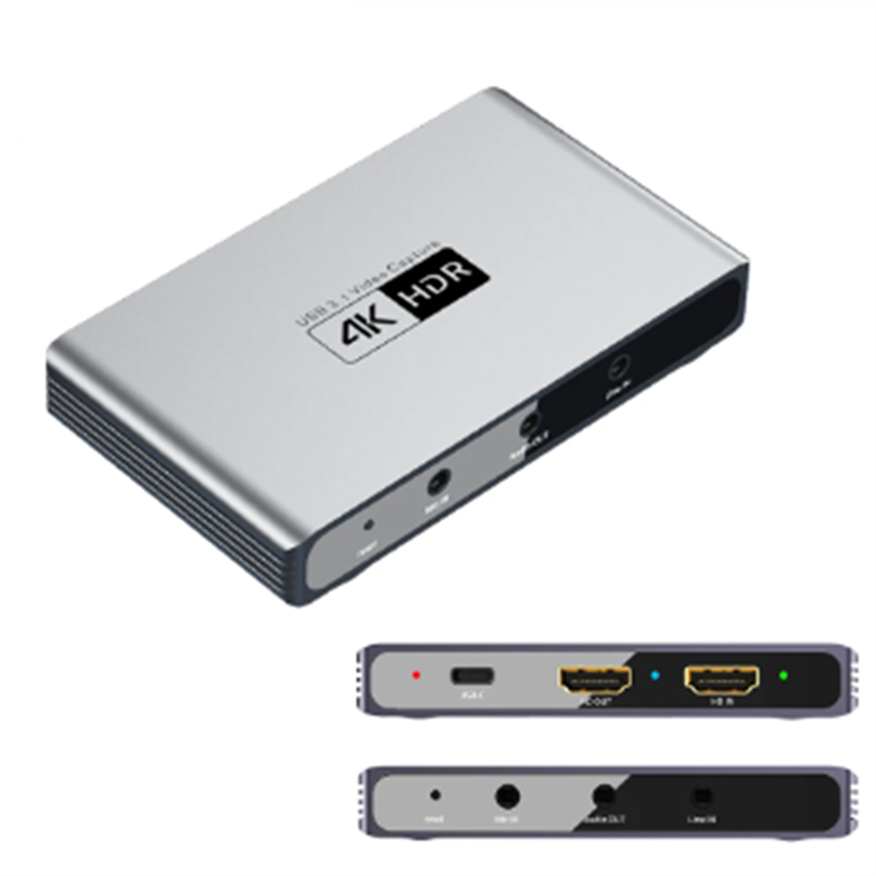 USB3.1 Video Capture Board IT9325TE Input 4K60Hz Output 4K30 1080P 120FPS SDR HDR for 5 Steaming Placa Easy to Use. 