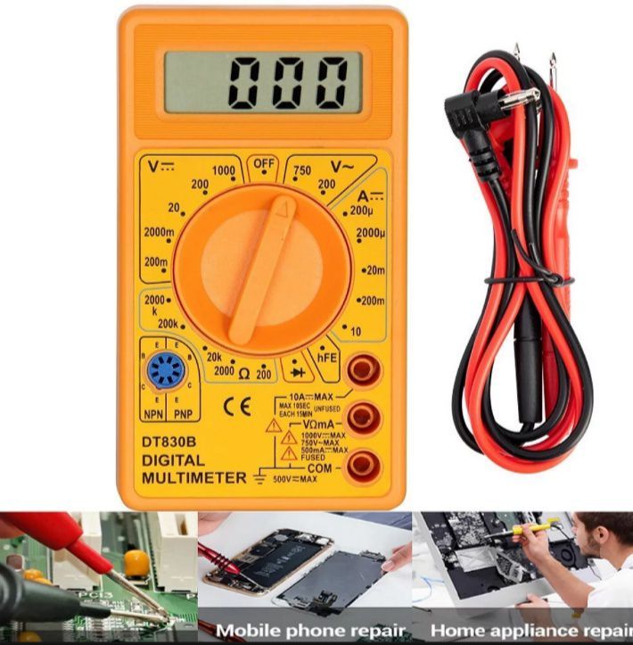 Digital Multimeter AVO Meter Measured volt Amp Resistor