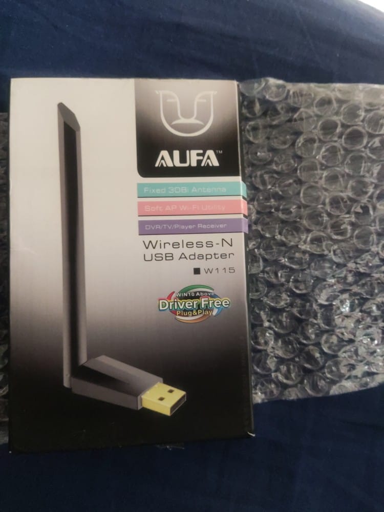 Alfa W115/W114/WU11 Net WiFi Fixed 3DBi Antenna Wireless-N USB Adapter. 