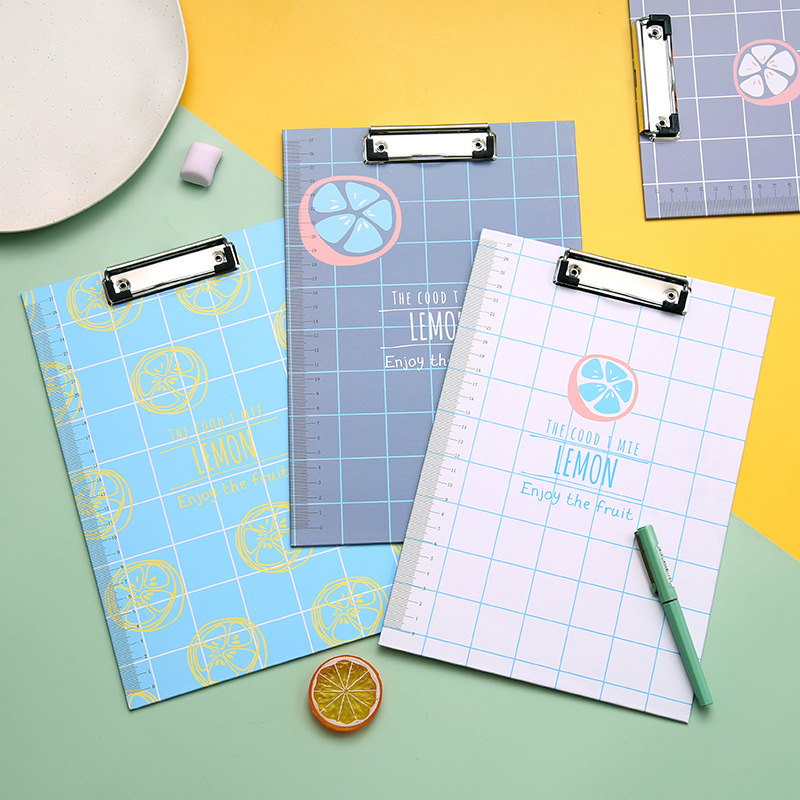 Creative Cartoon A4 Splint Ins Dinosaur Bear Simple Small Fresh Folder Student Writing Exam Pad Board. 