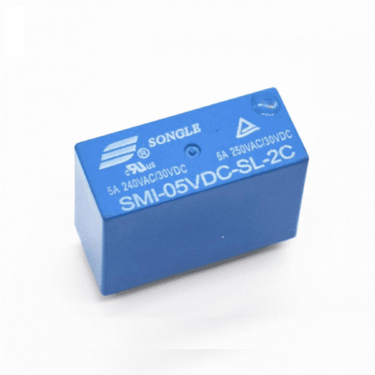 SLIM RELAY 12V Relay 12V Relay Switch DC 12V Relay 8 Pin 5A DC Coil DPDT Auto Universal Relay SMI-12VDC-SL-2C PCB Mount Power Relay 12V Relay 5A 220V Switch