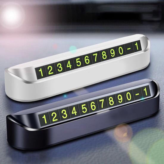 Car Temporary Parking Phone Number Card Plate Telephone Number Car Park Stop Automobile Accessories Car-styling. 