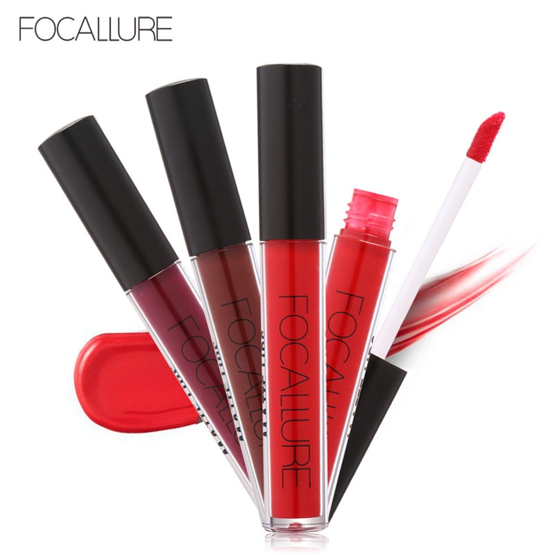 Focallure Waterproof Matte Liquid Lipstick #05 Persian Plum (FA24). 