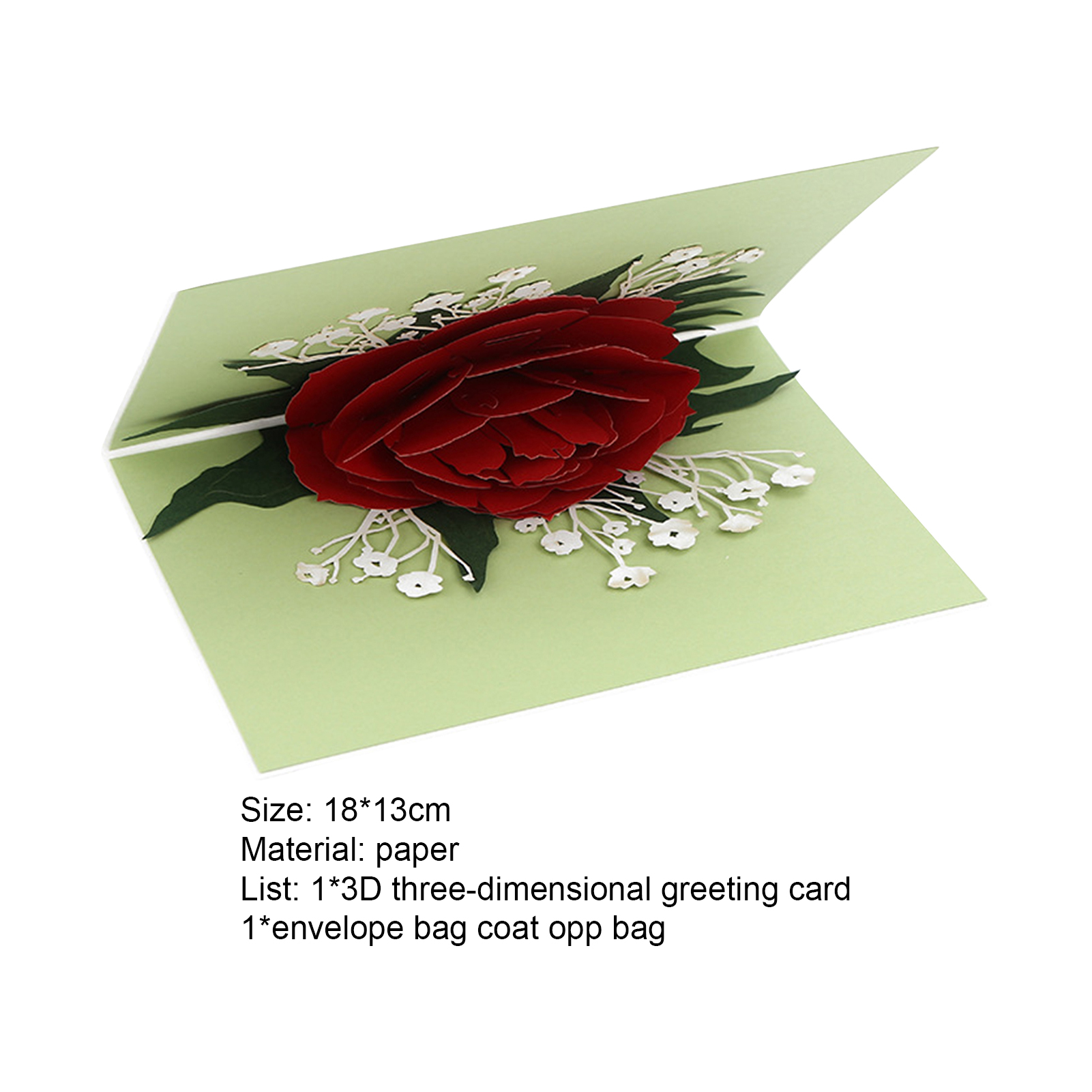 Greeting Card Nice-looking istic Flower Festival Card. 