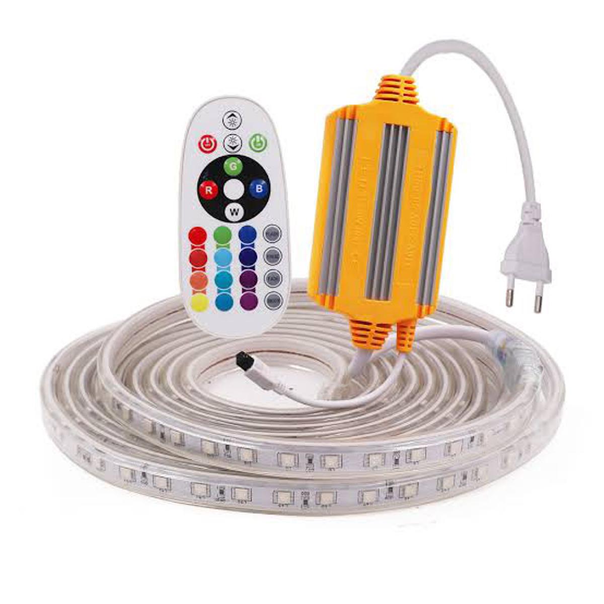 RGB Controller With Remote For 220V LED Strip Light 1500 watt (Only LED CONTROLLER) 16 Kinds Of Color RGB Controller For LED Strip Light Multicolour Controller