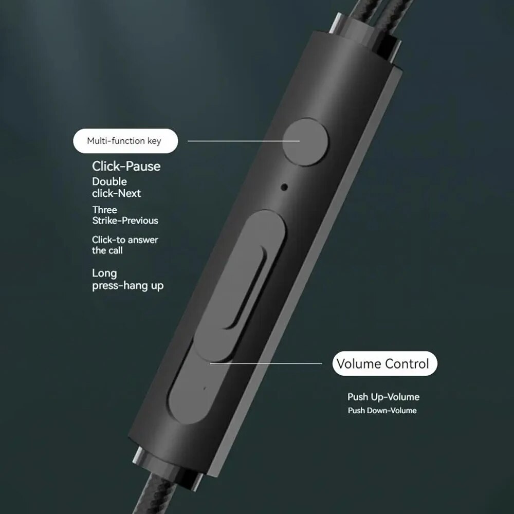 USB C Headphones Type C Wired Earbuds with Microphone Remote Control Noise Cancelling Earphones for Android Samsung Xiaomi. 