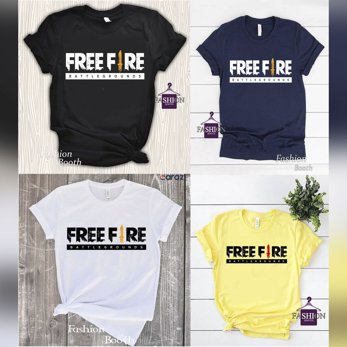 daraz free fire t shirt