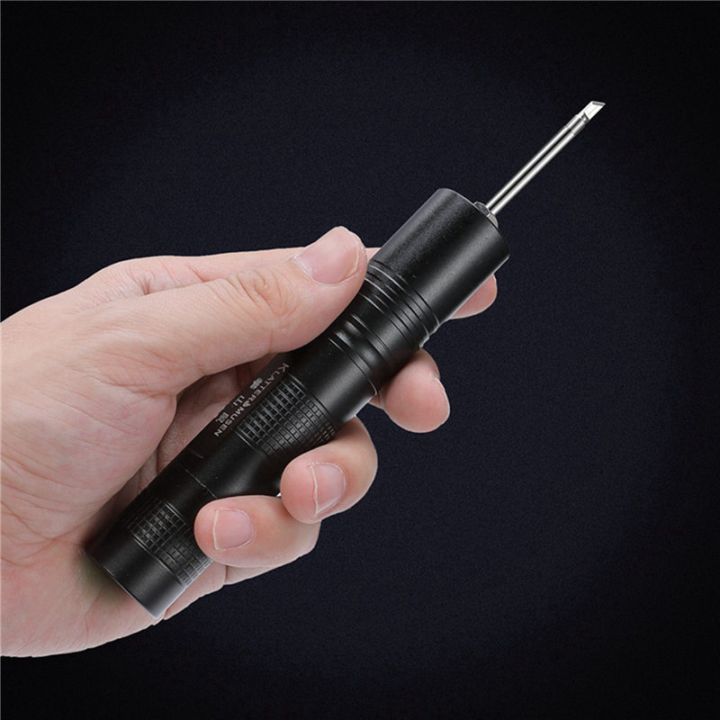 LKPCIGCXM 2X New E10 Interface Battery Soldering Iron Electric USB Wireless Soldering Iron 18650 Battery Powered with LED Light. 