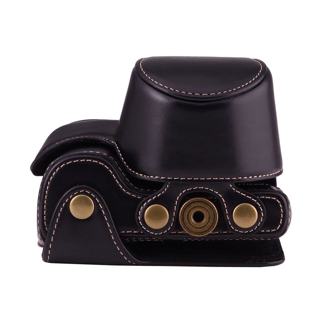 (COD) Full Body Camera PU Leather Case Bag with Strap for Sony A6000 / A6300 / Nex 6. 