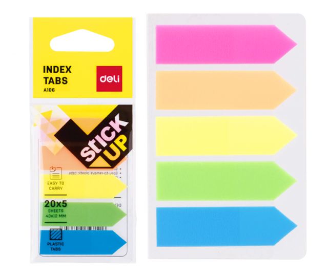 Deli EA10602 Index Tabs. 