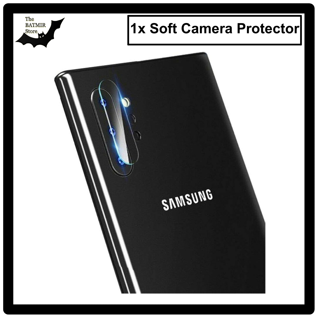 For Samsung Galaxy Note10 Plus Camera Lens Protector | Soft Film Plastic Clear Transparent Anti-Scratch & Anti-Fingerprint Camera Screen Protector for Mobile