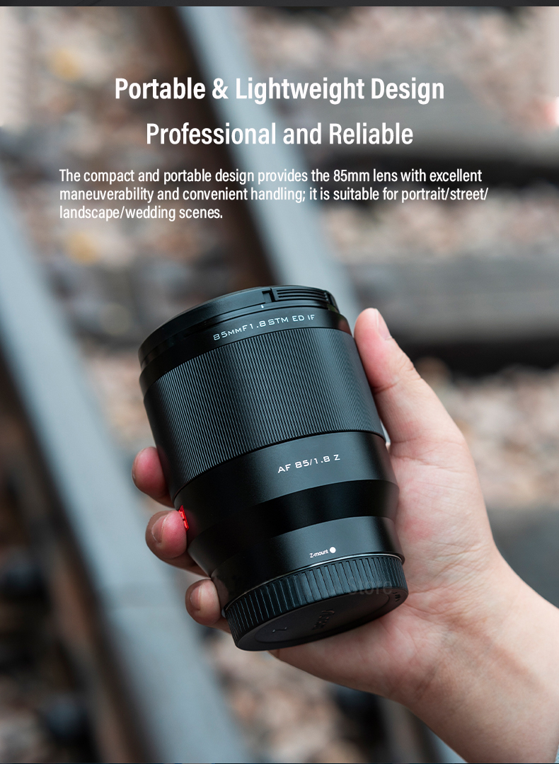 VILTROX 85mm II for Sony E Nikon Z Fuji X for Canon RF Mount