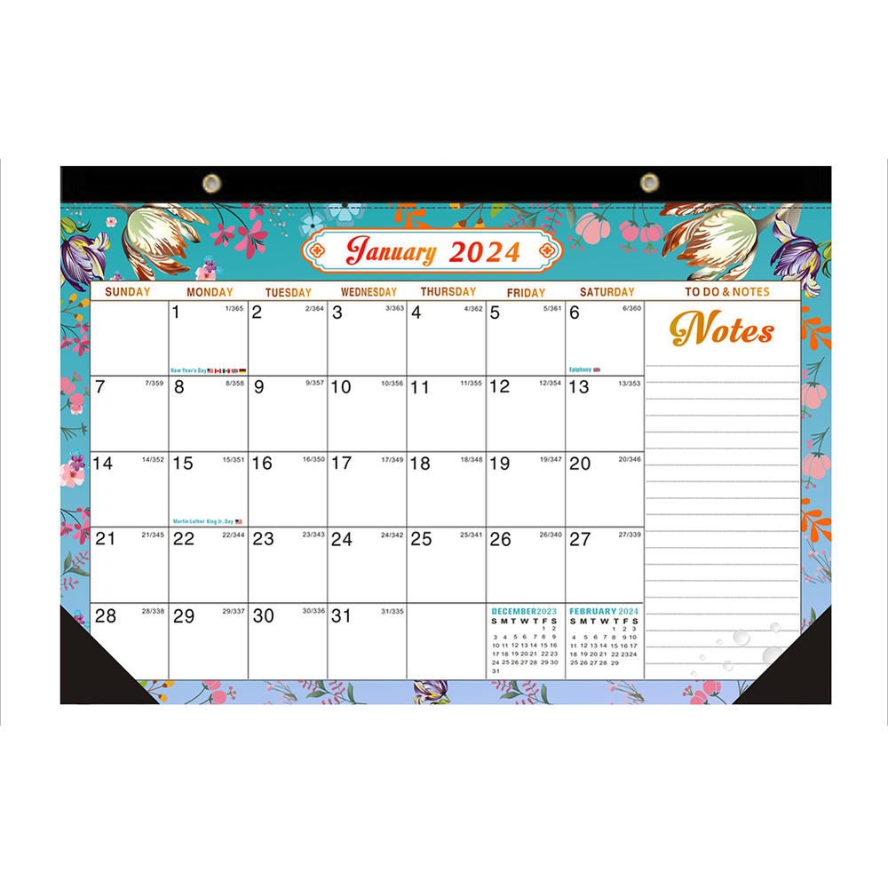 Desk Calendar Month Desktop Calendar 2024-2025 17" x 11.5" inch Large Desk Calendars, Large Wall Calendar Desktop Calendar 2024 - Office Calendar Classroom Calendar Desk Planner Desk Calender. 
