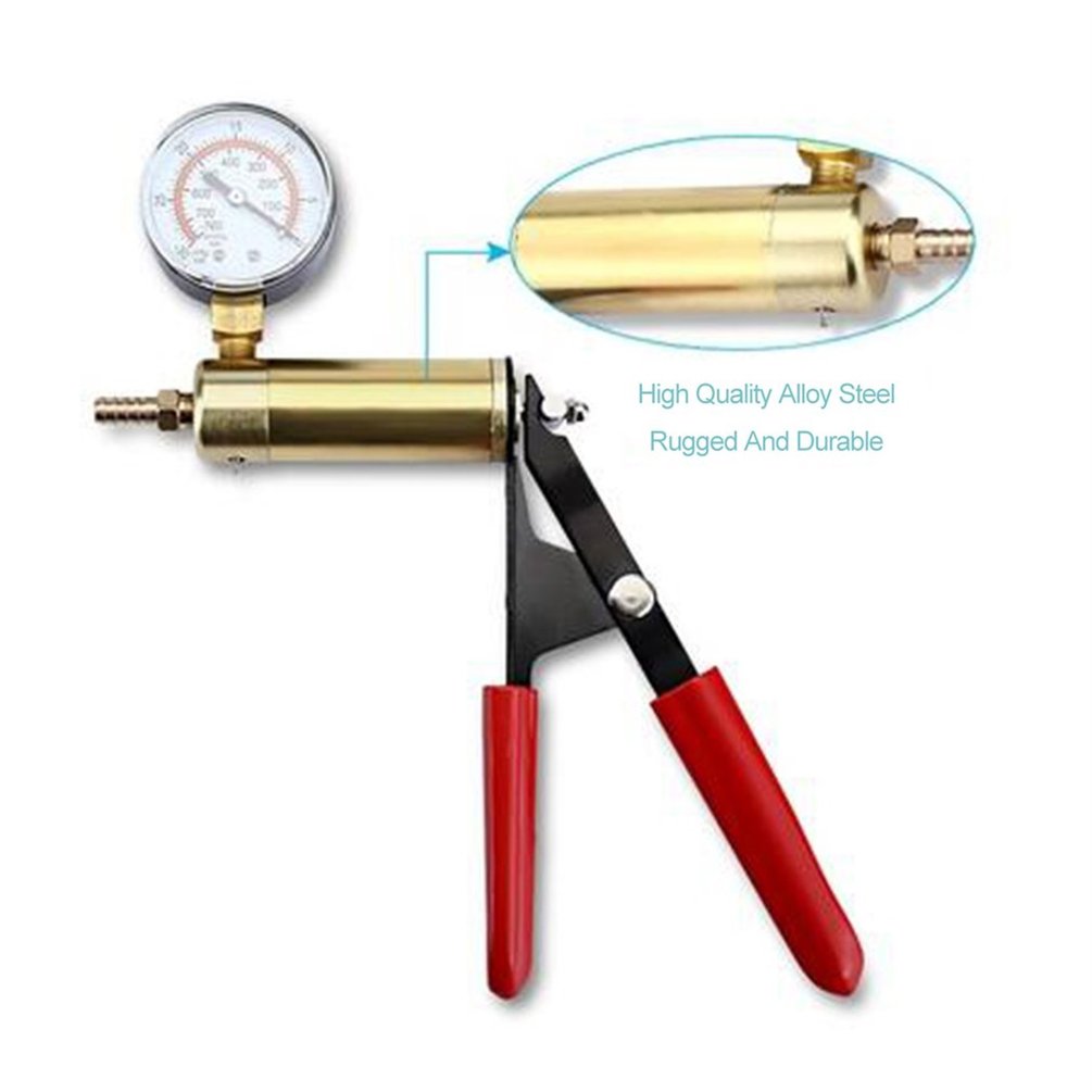 MA Hand Held Vacuum Pump Tester Set And Brake Bleeder Kit Car Motorbike Pump. 