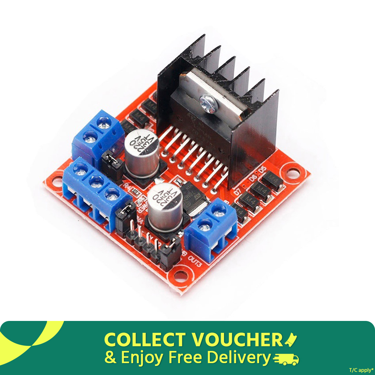 L298N Motor Driver Module for Arduino