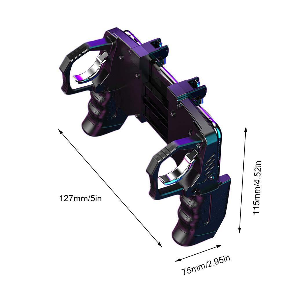 Control Phone PUBG Trigger Controller Gamepad Joystick for iPhone Android Free Fire Mobile Game Pad Cellphone Cell Gaming Mando. 